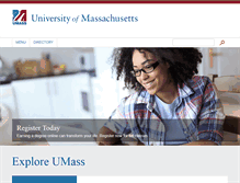 Tablet Screenshot of massachusetts.edu